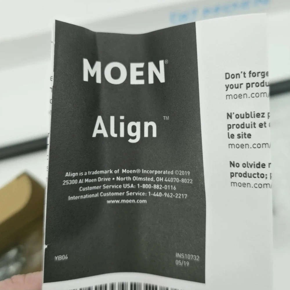 MOEN Align 24 Inch Towel Bar in Matte Black YB0424BL Open Box